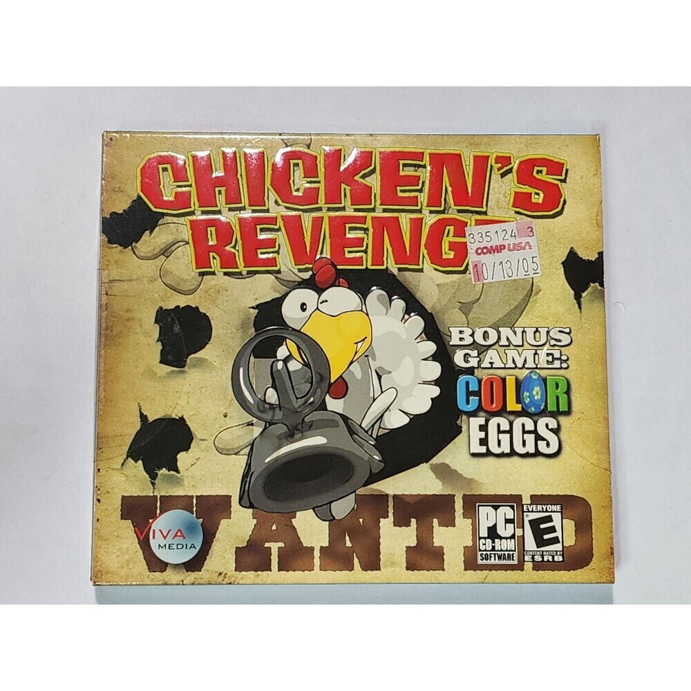 PC CD-ROM Chicken's Revenge: The Food Chain Just Got Twisted! New Sealed